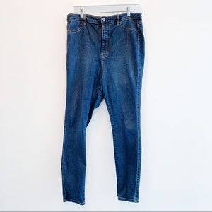 Fashion Nova Blue High-Rise Skinny Jeans